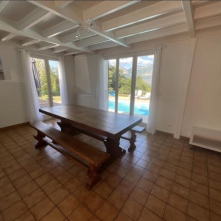 Villa Avec Piscine, Vue Lac Et Montagne 세브리에 외부 사진