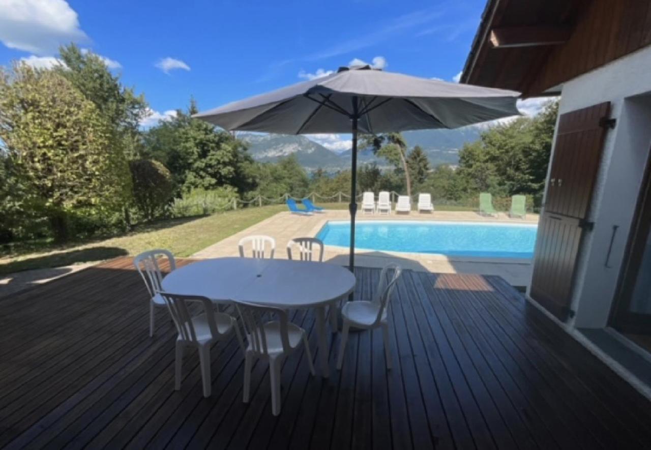 Villa Avec Piscine, Vue Lac Et Montagne 세브리에 외부 사진
